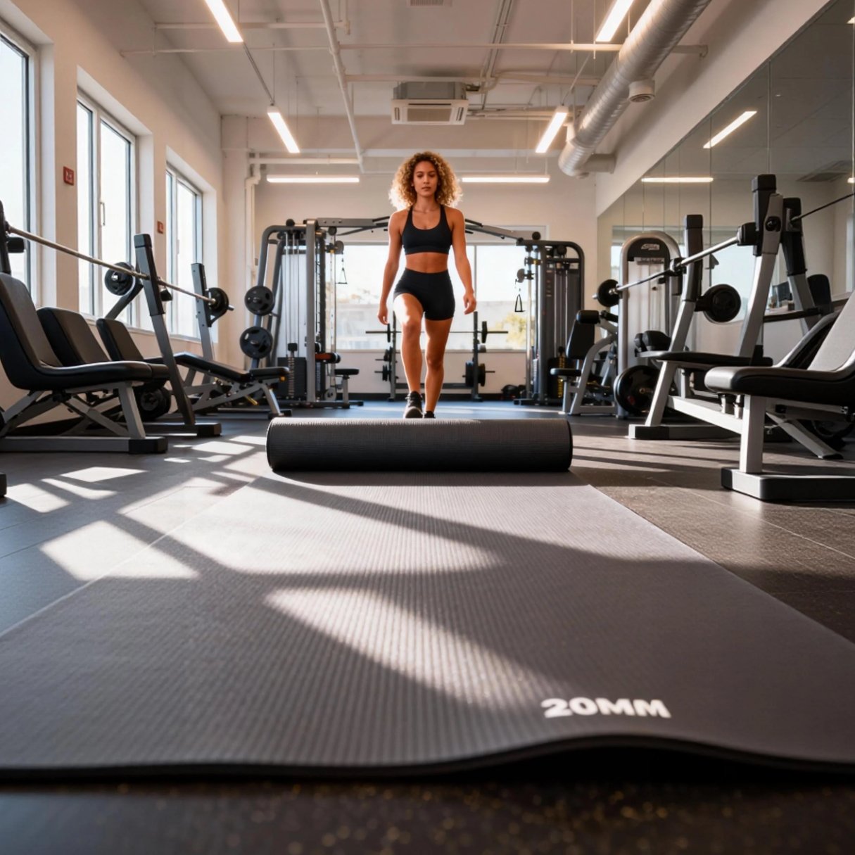 20mm Double-layered, extra-thick yoga mat