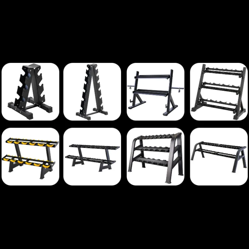Commercial Dumbbell Rack for Gym Strength Training Storage