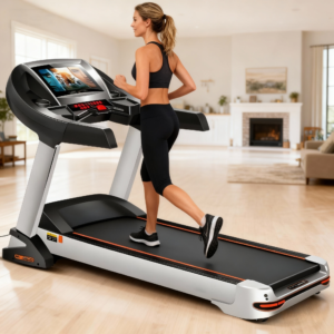 Home & Light Commercial Treadmill – Wide Belt, 4.5HP, Smart Touchscreen