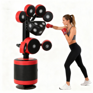 Commercial Adjustable Boxing Target Trainer | Multi-Angle Freestanding Punching Bag