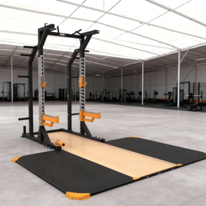 2-in-1 Weightlifting Platform – Multi-Functional Training Station