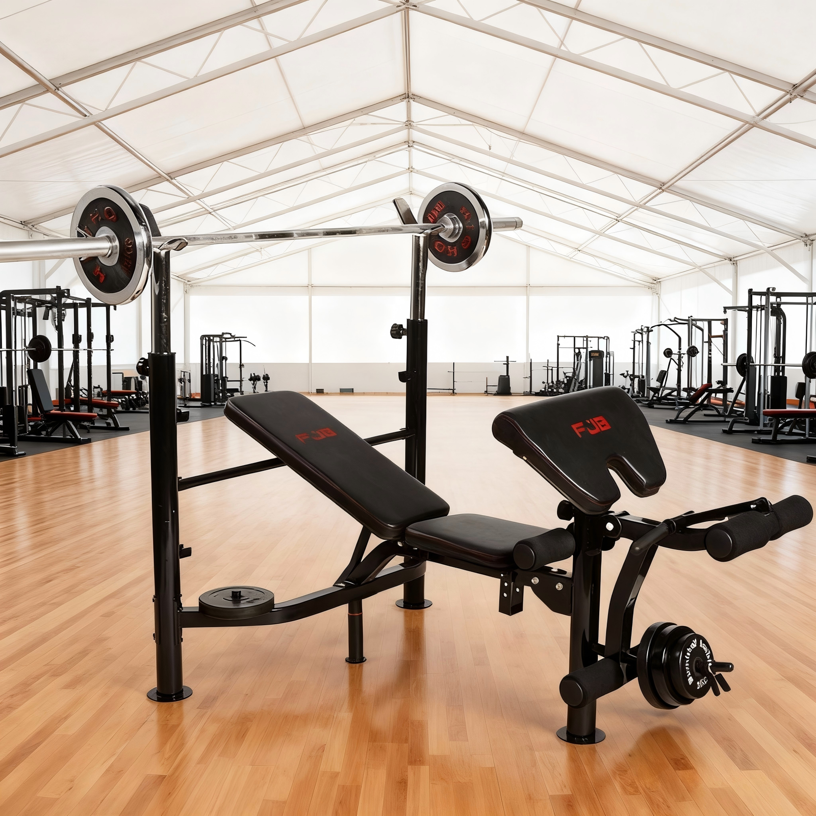 Commercial Bench Press Rack | Heavy Duty Gym Strength Equipment