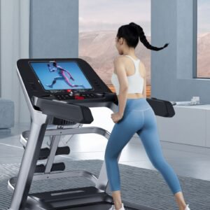 20-Level Incline Knee-Protection Commercial Treadmill