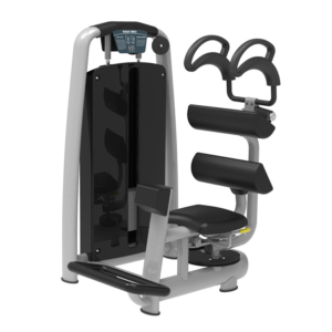 Seated torso rotation and waist twisting exercise machine