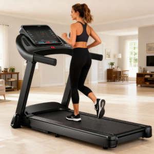 Home & Light Commercial Folding Treadmill – 3.5 HP, Shock Absorbing, Foldable