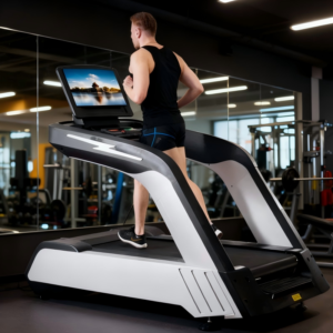 21.5” Smart Touchscreen Luxury Commercial Incline Treadmill