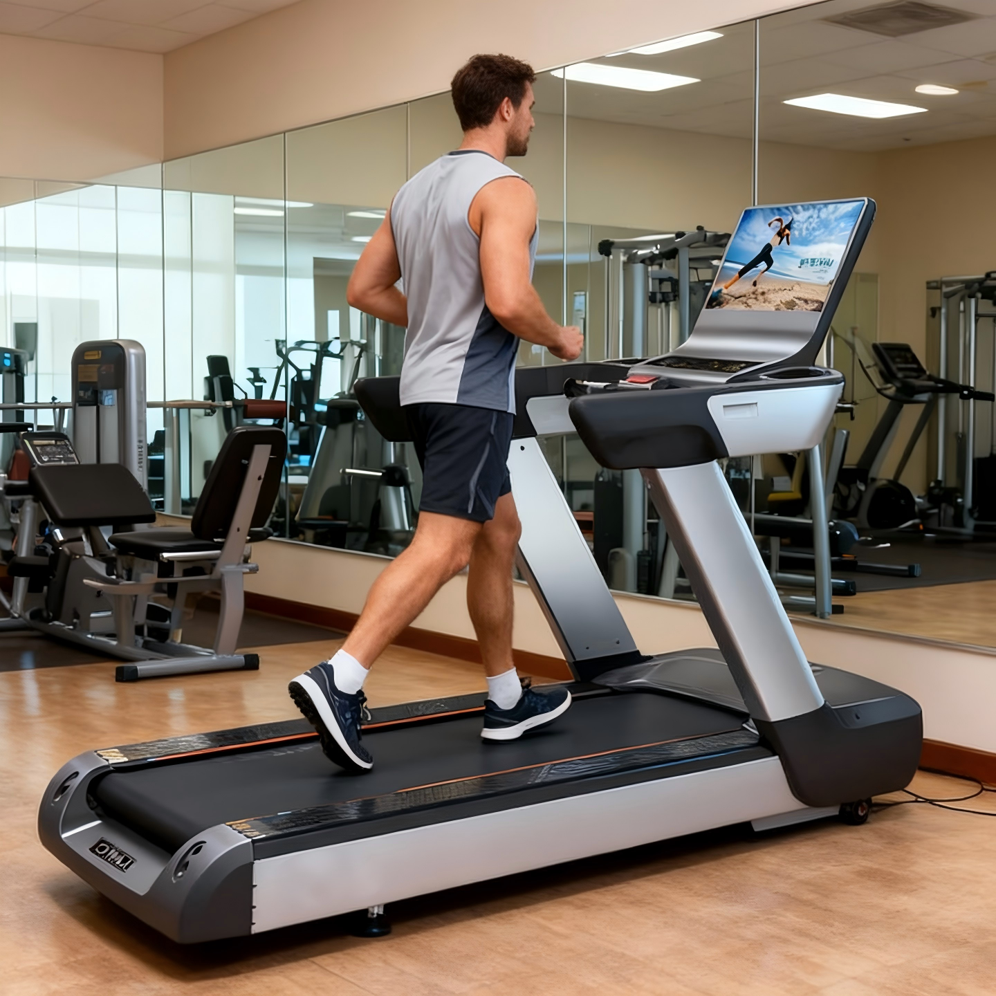 Commercial Touchscreen Treadmill
