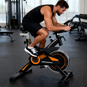 Precision Steel Flywheel Magnetic Silent Exercise Bike