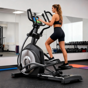Commercial Color Display Elliptical Trainer