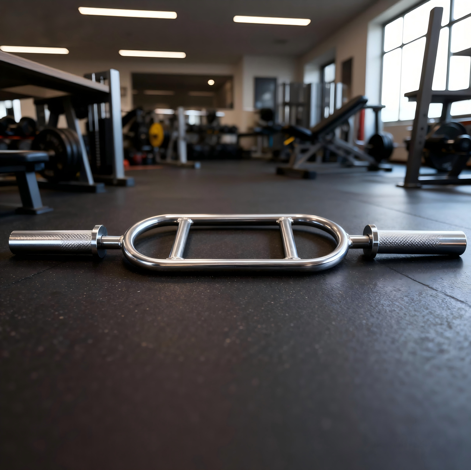 Cross-Pattern Olympic Barbell