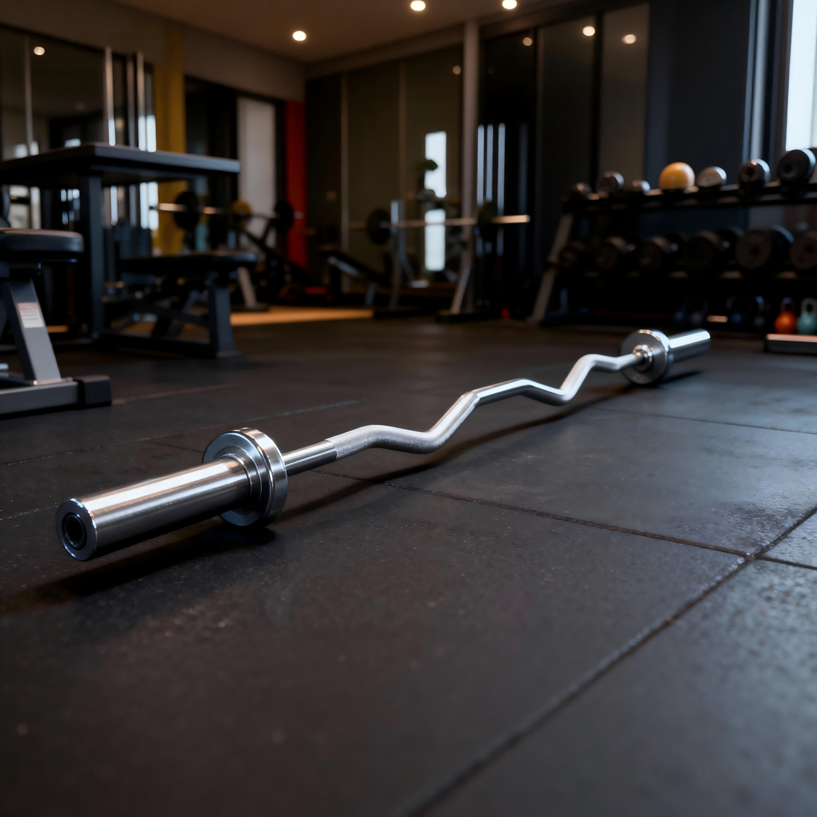 Curved Olympic Barbell