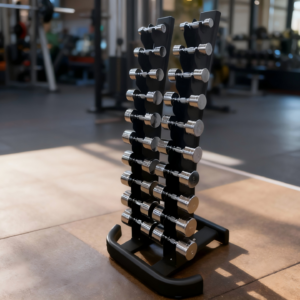 Vertical Dumbbell Rack | Commercial Free Weight Storage for Gyms