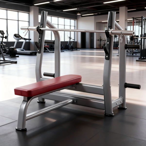Horizontal Press Bench — Commercial Flat Bench Press Rack