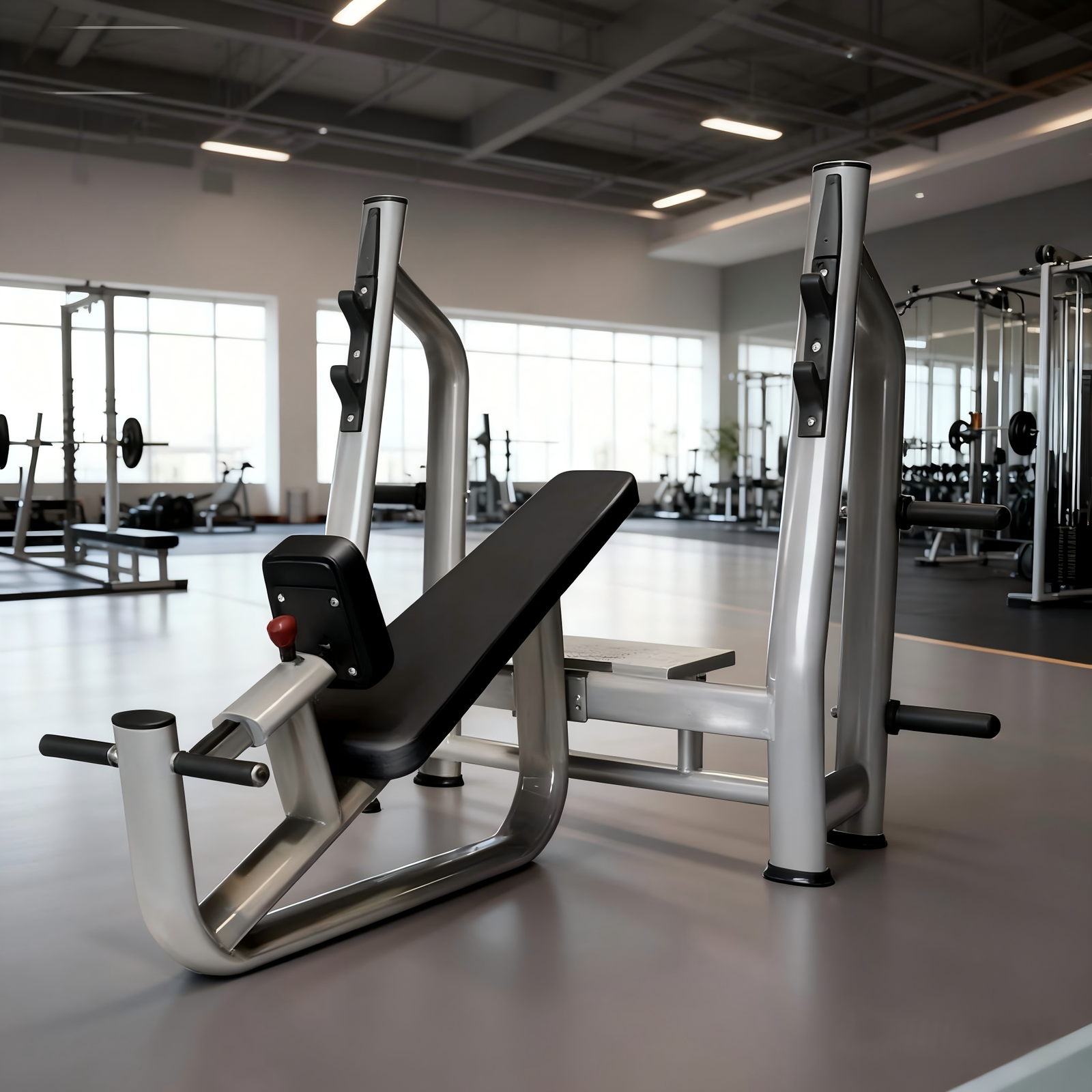 Commercial Incline Bench Press Rack – Heavy-Duty Strength Training