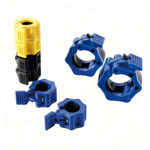 Nylon barbell collar - for securing weight plates to the barbell