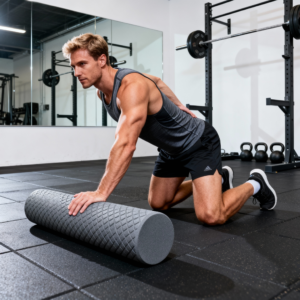 Solid Foam Roller for Deep Tissue Massage & Muscle Recovery