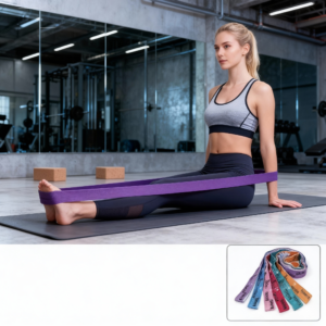 Multi-Loop Yoga Stretch Strap for Flexibility & Rehab