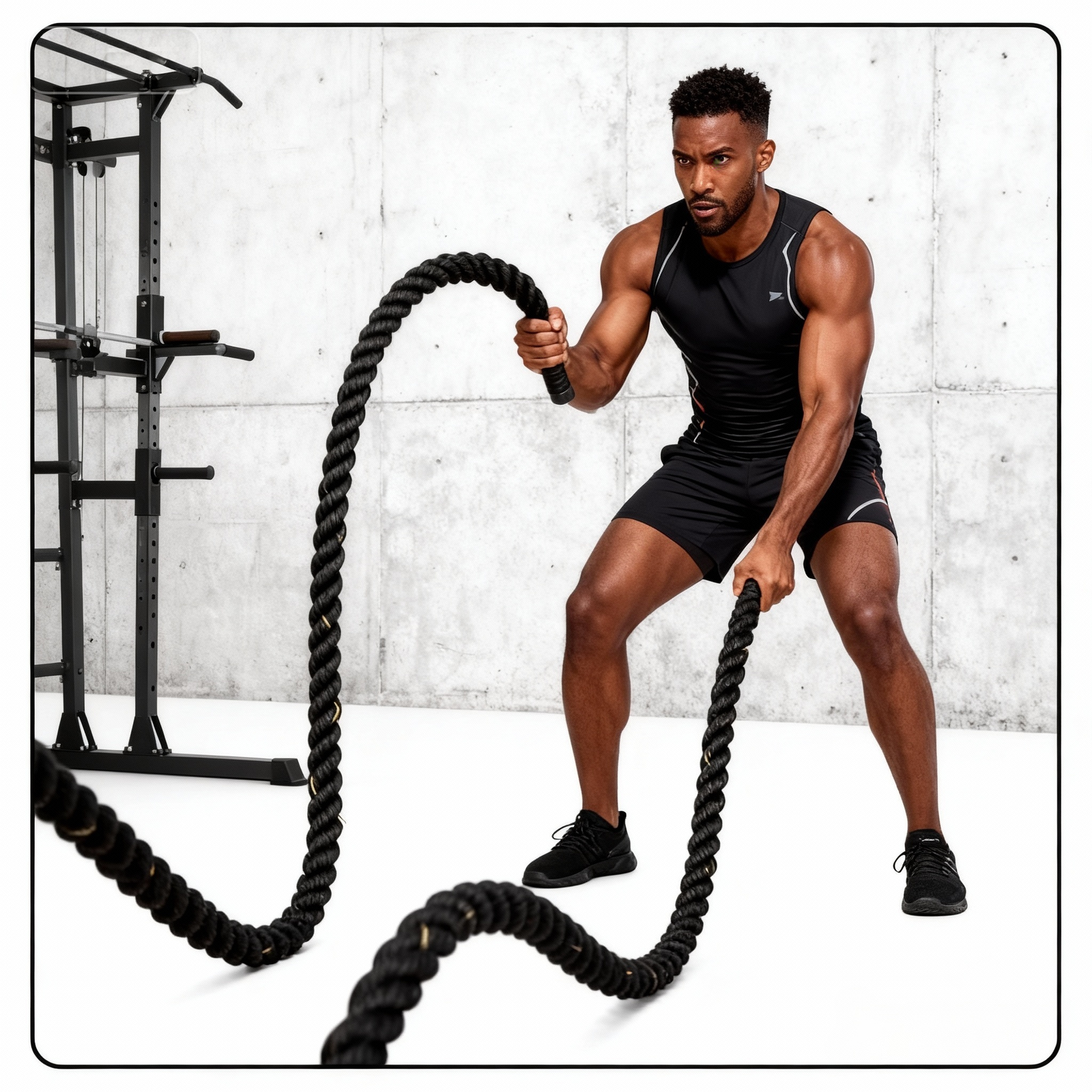 Rope Raining Battle Rope Training Rope for Strength & Conditioning