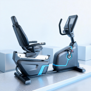 Color Display Horizontal Magnetic Control Exercise Bike