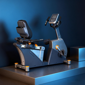 Commercial Magnetic Recumbent Bike | EMS Self-Powered Exercise Bike for Gym